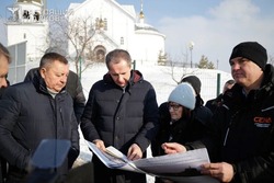 Вячеслав Гладков обсудил план работ по строительству Богоявленского паломнического центра 
