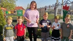 В детском саду «Берёзка» прошла акция «Георгиевская ленточка»