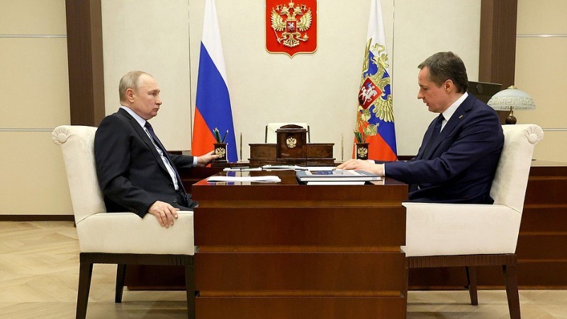 Владимир Путин встретился с губернатором Белгородской области