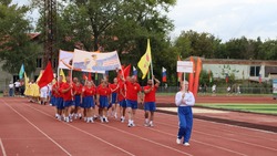 Команда Волоконовского района приняла участие во втором летнем параде физкультурников