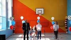 Торжественная церемония открытия спортивного зала прошла в Волоконовском селе Чапельное