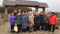 Ветераны разных сфер побывали с экскурсией в новом волоконовском храме