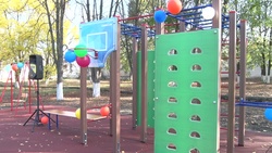 Новая спортивно-игровая площадка появилась в посёлке Пятницком Волоконовского района