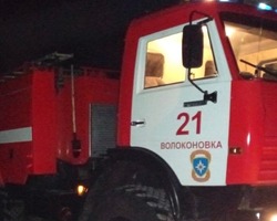 Пожарные ликвидировали возгорание в посёлке Волоконовка