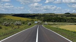 В Волоконовском районе отремонтировали участок дороги соединяющий несколько сёл