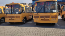 Вячеслав Гладков вручил ключи от новых автобусов школам Волоконовского района