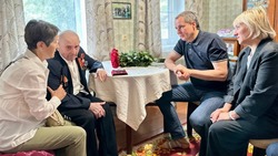 Вячеслав Гладков поздравил волоконовского долгожителя с 105-летним юбилеем