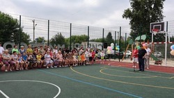 В посёлке Волоконовка появилась новая спортивно-игровая площадка