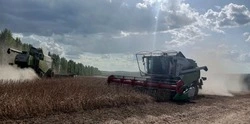 В Волоконовском округе продолжается уборка сои