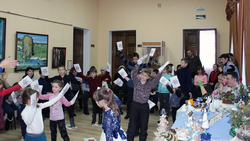 Сотрудники районного музея представили спектакль в канун Рождества