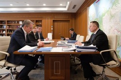 Вячеслав Гладков и Ирек Файзуллин рассмотрели вопросы по развитию ЖКХ на территории региона 
