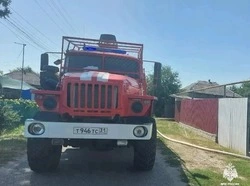 Пожар в сарае произошёл в посёлке Пятницкое Волоконовского округа