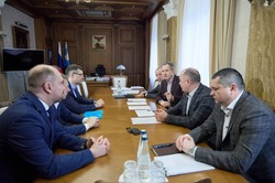 Губернатор Вячеслав Гладков провёл рабочую встречу с гендиректором ПАО «Россети Центр»