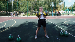 Юная волокончанка стала призёром областного первенства по гиревому спорту